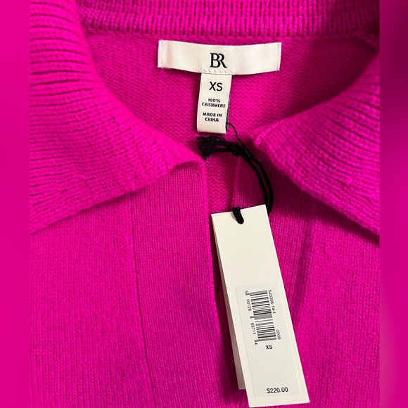 NWT 100% Cashmere Rugby Polo Sweater Sz XS - Picture 9 of 9